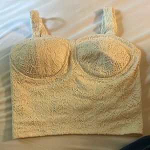 White no boundaries crop top